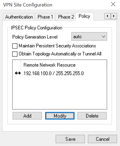 VPN SIte Configuration 11