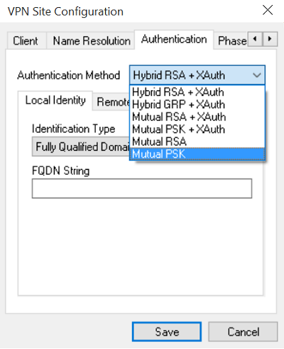VPN SIte Configuration 4
