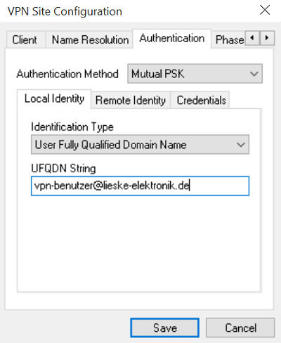 VPN SIte Configuration 5