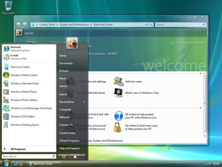 Windows Vista Screenshot