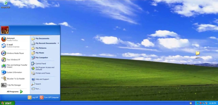 Windows XP Screenshot