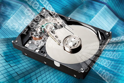 Festplatte mit Daten