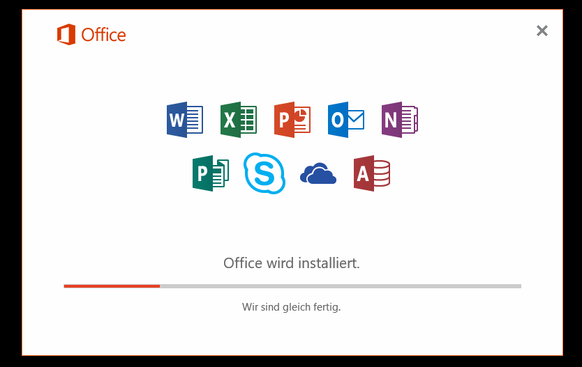 Installation Office 2016